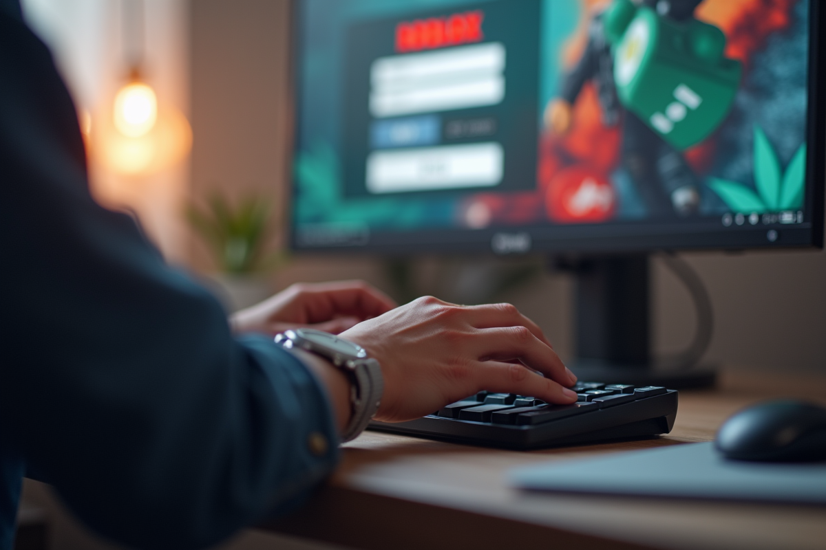 Mains tapant sur un clavier avec erreur 429 en arrière-plan